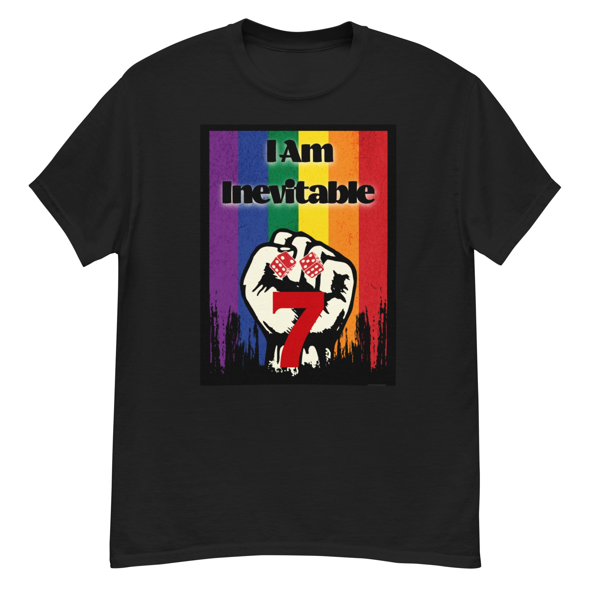 I Am Inevitable craps and dice shirt