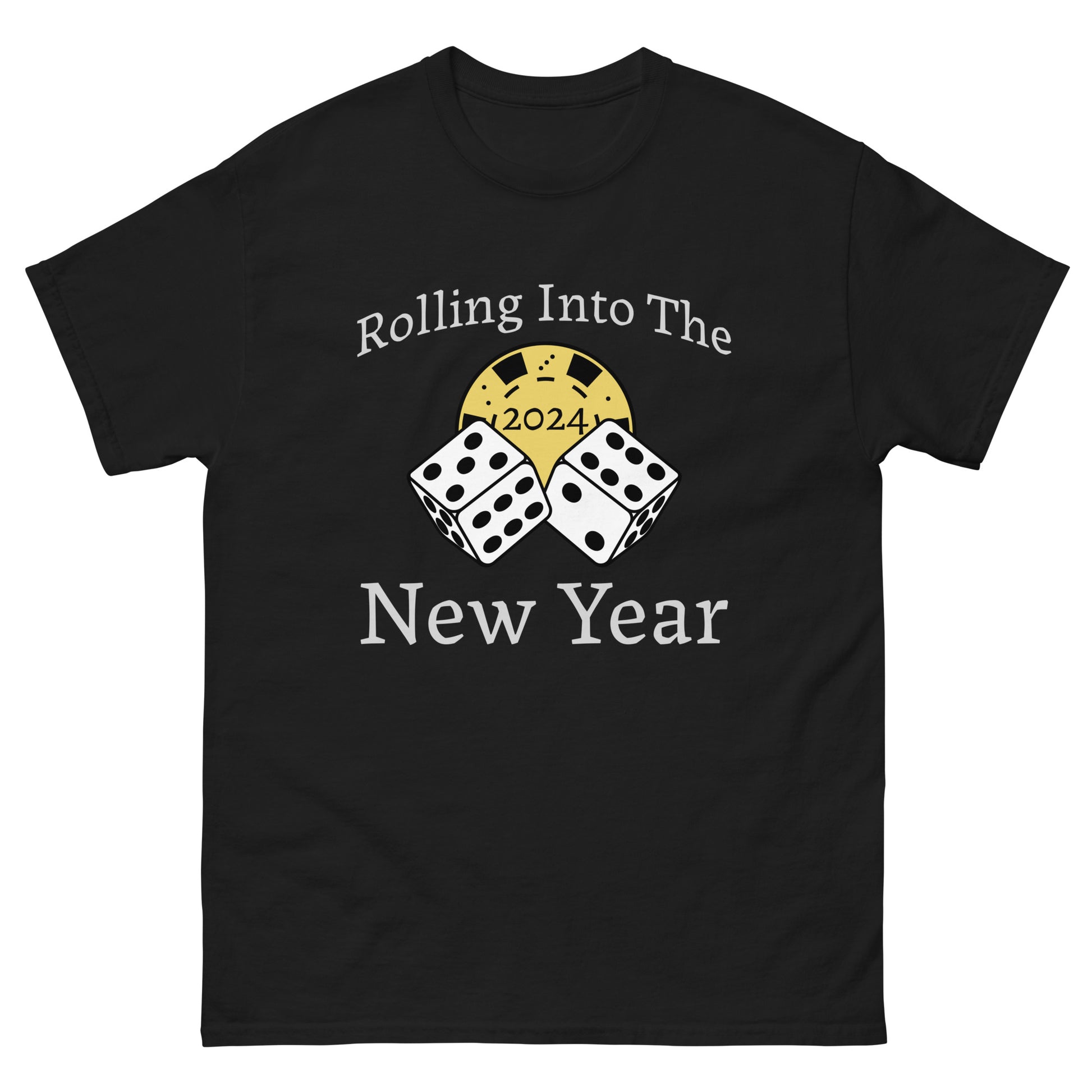 Rolling into the New Year craps and dice shirt