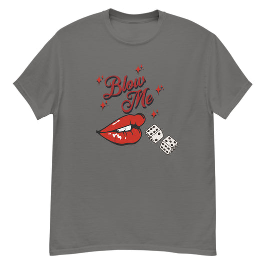 Blow me craps dice shirt