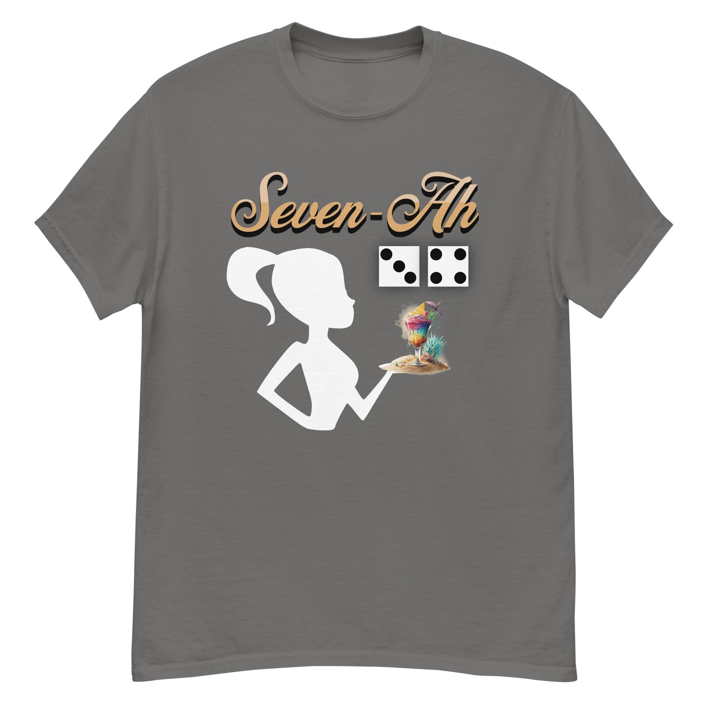 Seven-Ah craps and dice shirt