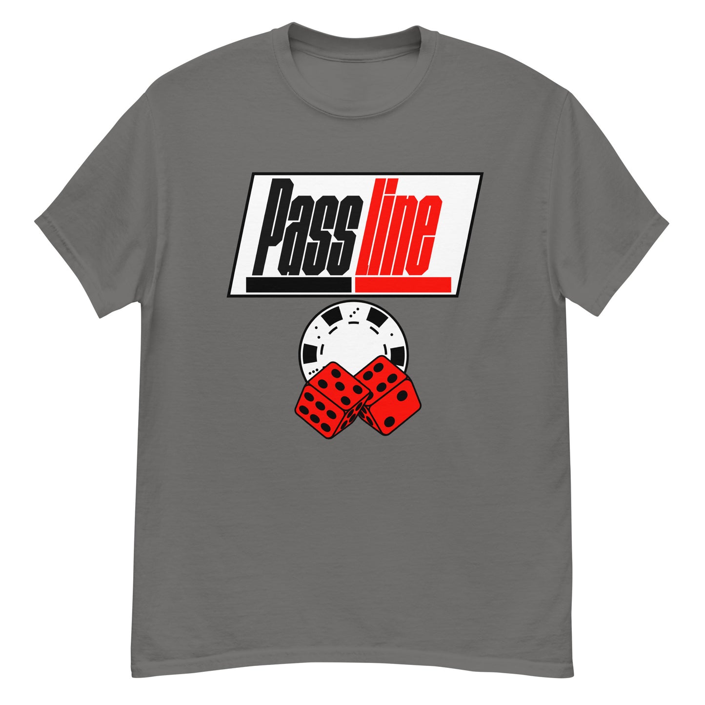 pass line craps and dice shirt