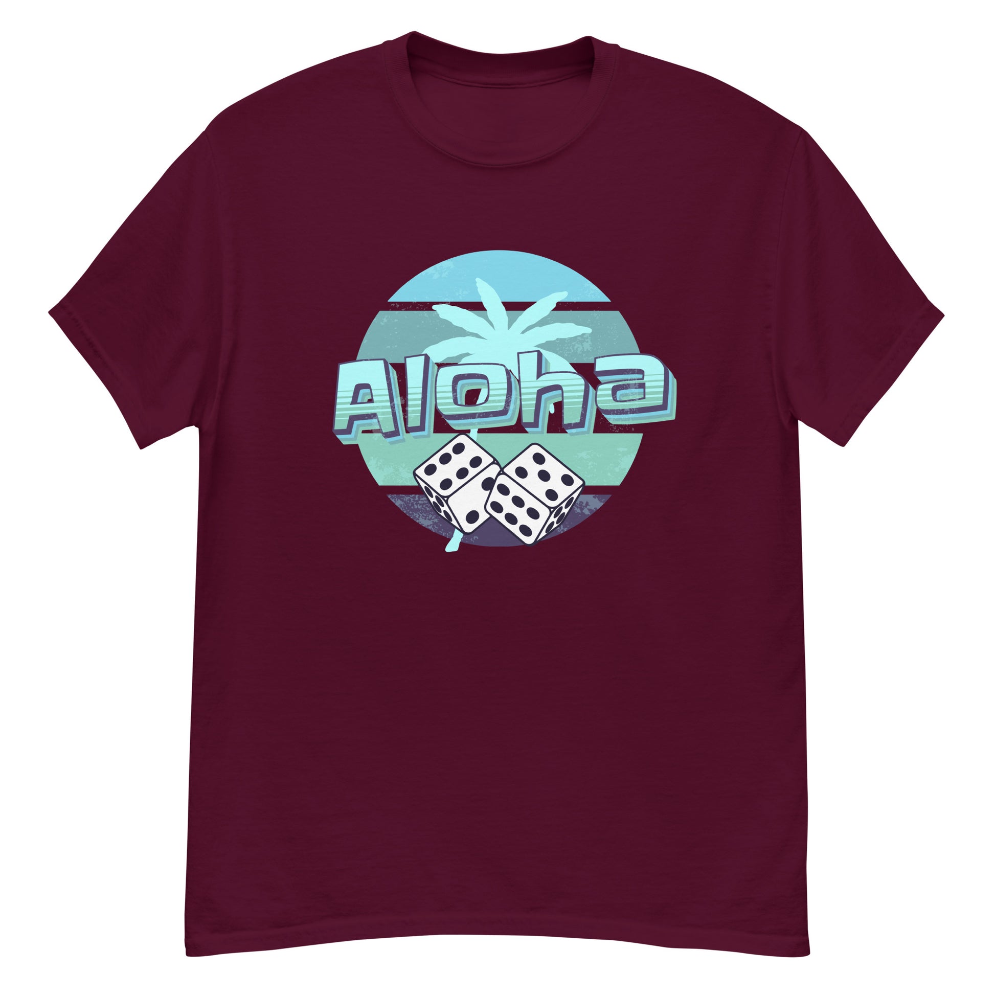 Aloha craps and dice shirt