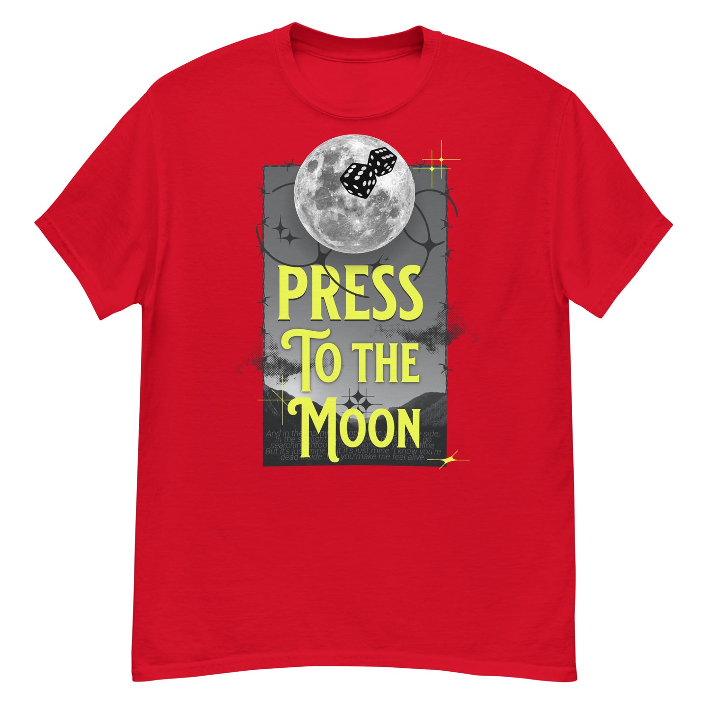 Press to the moon