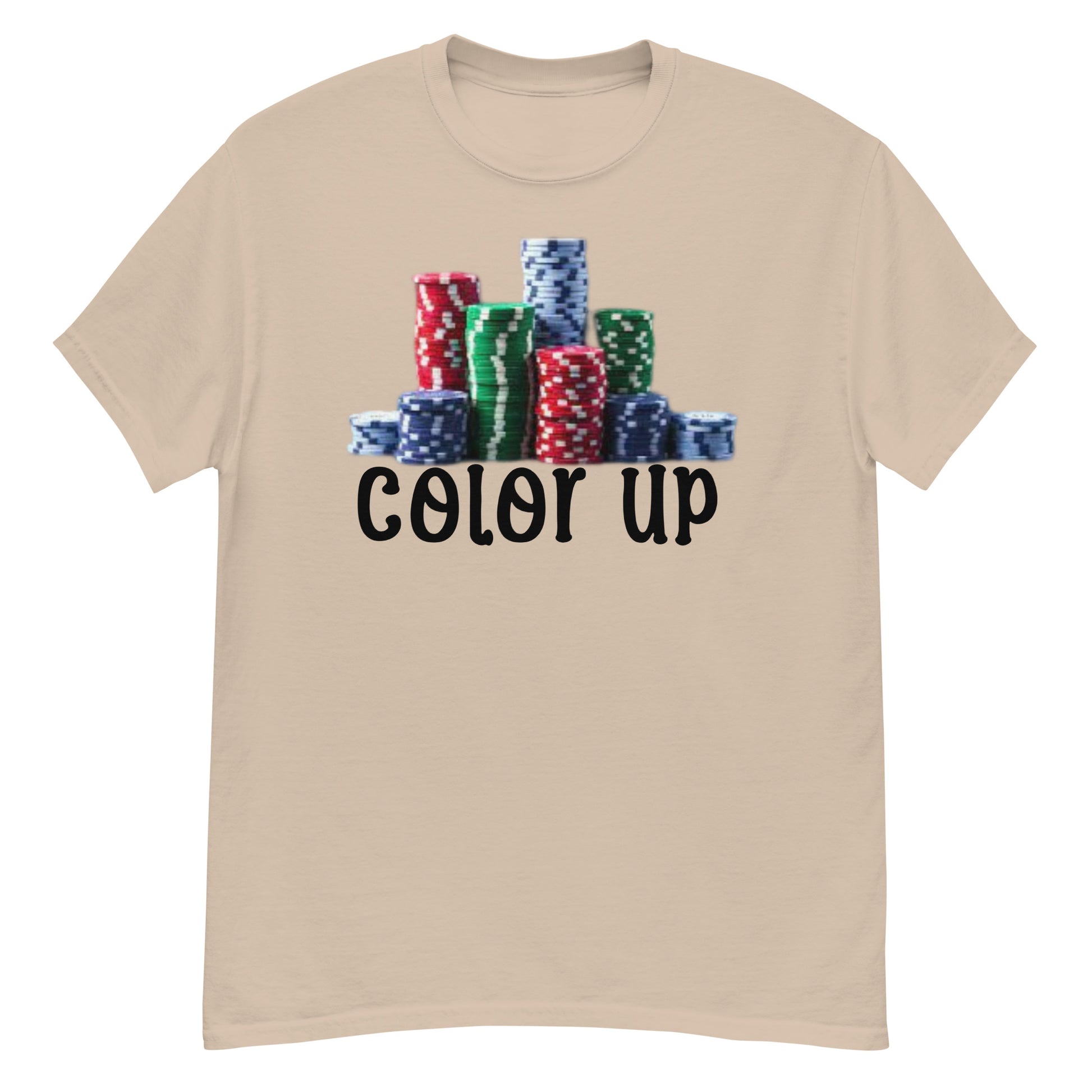 Color up chips craps  and dice shirt