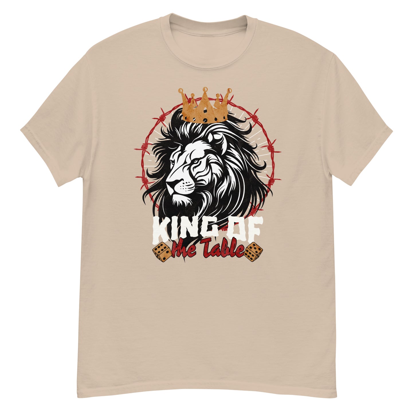 lion king of the table craps and dice shirt