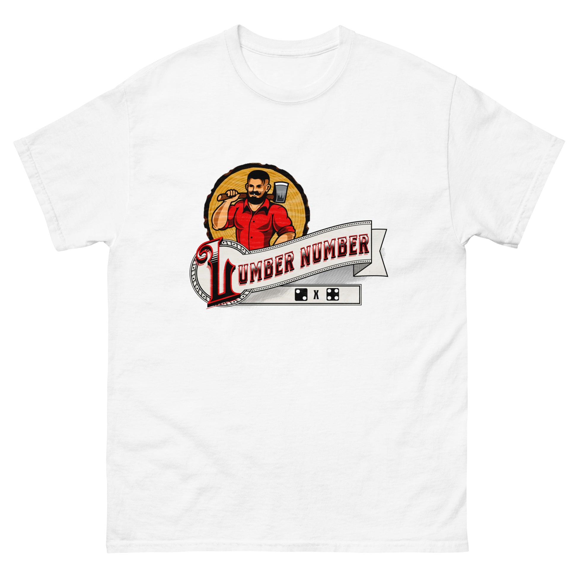 Lumber Number craps and dice shirt